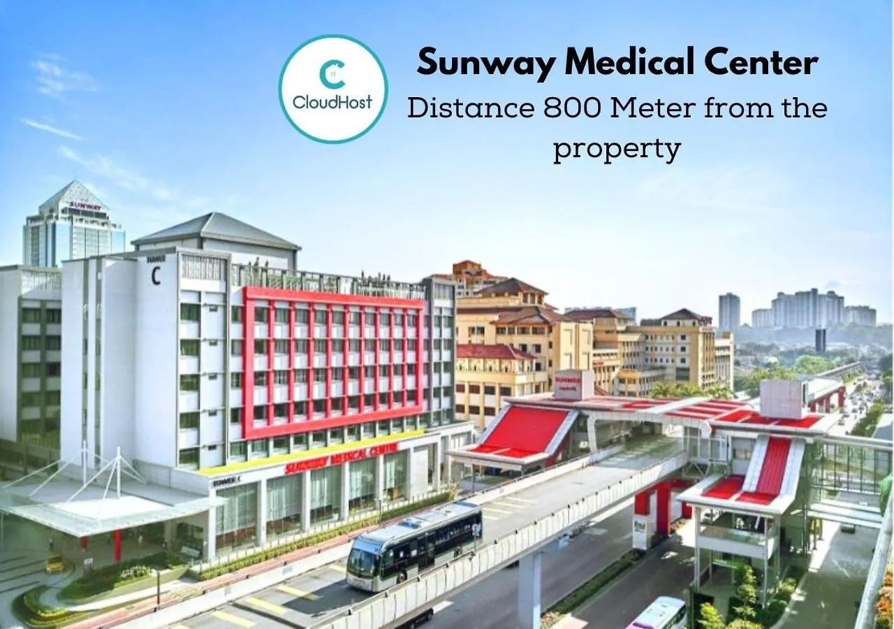 Sunway Studio Homestay Access Sunway Mall & 100M To Lagoon By Cloud Host Petaling Jaya Apartment